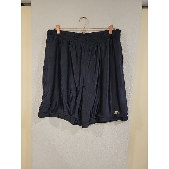 Starter Shiny Dazzle Basketball Shorts Reversible Mesh Navy Y2K Vintage XL - Picture 4 of 5